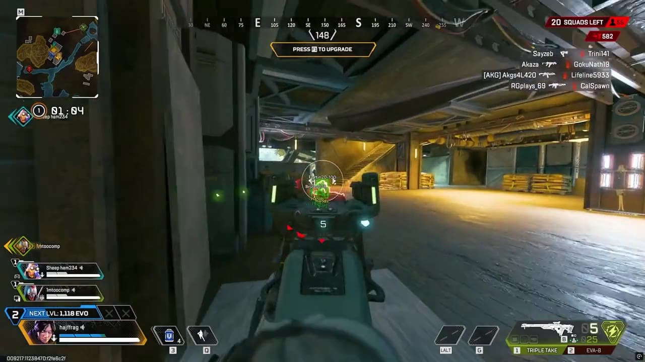 Apex Legends gameplay poster behind the hero section